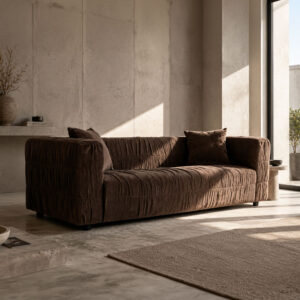 PLISSE ΚΑΝΑΠΕΣ 3ΘΕΣΙΟΣ ΚΑΦΕ 228x97x70cm