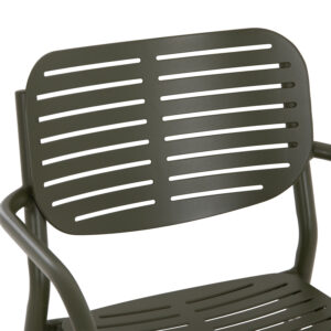 ΣΕΤ ΤΡΑΠΕΖΑΡΙΑΣ ΕΞ.ΧΩΡΟΥ 5ΤΜΧ HILLIARD OLIVE GREEN ΑΛΟΥΜΙΝΙΟ-POLYWOOD