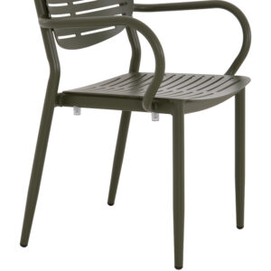 ΣΕΤ ΤΡΑΠΕΖΑΡΙΑΣ ΕΞ.ΧΩΡΟΥ 5ΤΜΧ HILLIARD OLIVE GREEN ΑΛΟΥΜΙΝΙΟ-POLYWOOD