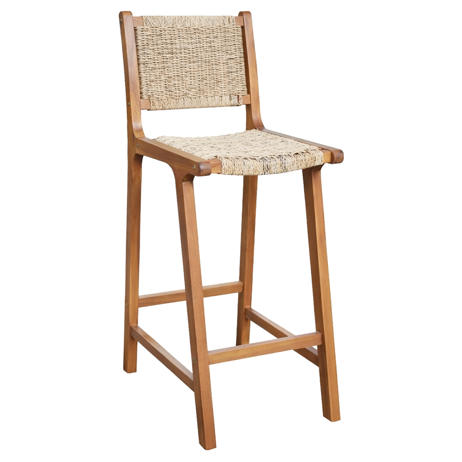 ΣΚΑΜΠΟ ΜΠΑΡ ΜΕ ΠΛΑΤΗ ΞΥΛΟ ΑΚΑΚΙΑΣ ΦΥΣΙΚΟ-TWIST WICKER 40x56x112.5Υεκ.