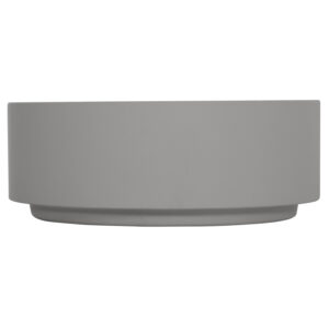 ΤΡΑΠΕΖΙ ΜΕΣΗΣ ΣΤΡΟΓΓΥΛΟ ΓΚΡΙ FIBER CEMENT Φ90x34Υεκ.