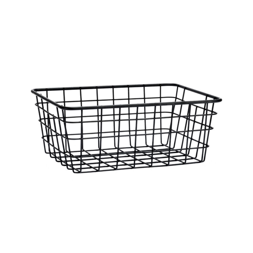 ΚΑΛΑΘΙ ΟΡΓΑΝΩΣΗΣ ΜΕΤΑΛΛΙΚΟ 22x16x12cm ΜΑΥΡΟ