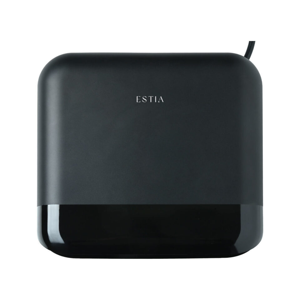 ESTIA ΤΟΣΤΙΕΡΑ BLACK & INOX 2 ΘΕΣΕΩΝ 800W ΜΕ ΑΠΟΣΠΩΜΕΝΕΣ ΑΝΤΙΚΟΛΛΗΤΙΚΕΣ ΠΛΑΚΕΣ