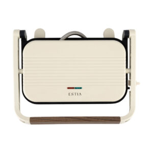 ESTIA ΤΟΣΤΙΕΡΑ PURE CREAM 2 ΘΕΣΕΩΝ 1300W ΜΕ ΑΝΤΙΚΟΛΛΗΤΙΚΕΣ ΠΛΑΚΕΣ ΚΡΕΜ