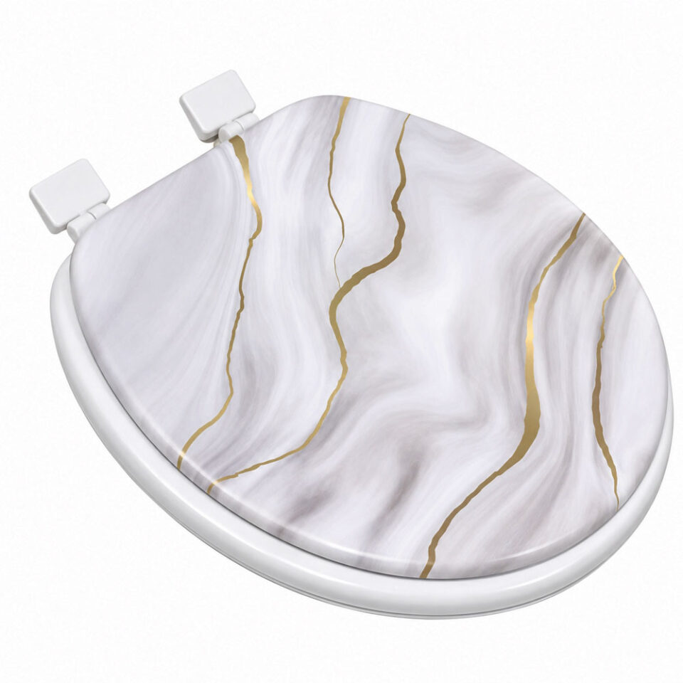 ΚΑΠΑΚΙ ΤΟΥΑΛΕΤΑΣ ΜΑΛΑΚΟ ΜΕ ΟΨΗ ΜΑΡΜΑΡΟΥ 26-36x39εκ.
