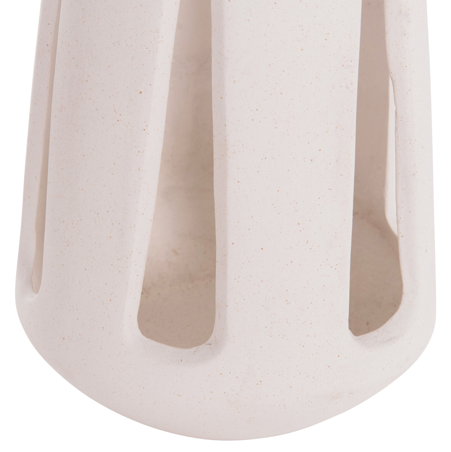 ΕΠΙΤΡΑΠΕΖΙΟ ΦΑΝΑΡΙ ΛΕΥΚΟ FIBER CEMENT & ΧΕΡΟΥΛΙ RATTAN Φ17x27Yεκ.