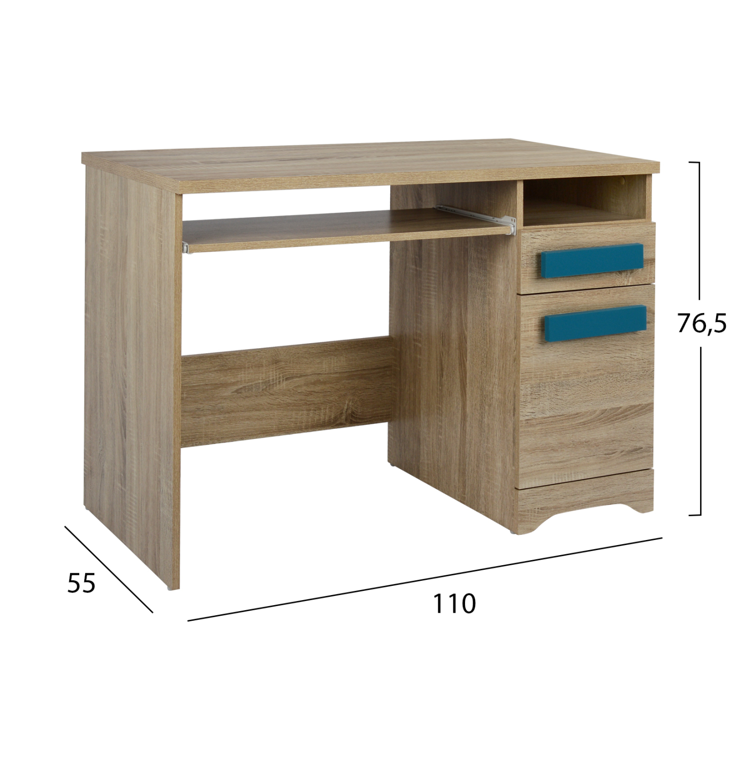 ΓΡΑΦΕΙΟ PLAYROOM SONAMA-ΣΙΕΛ 110X55X76.5εκ