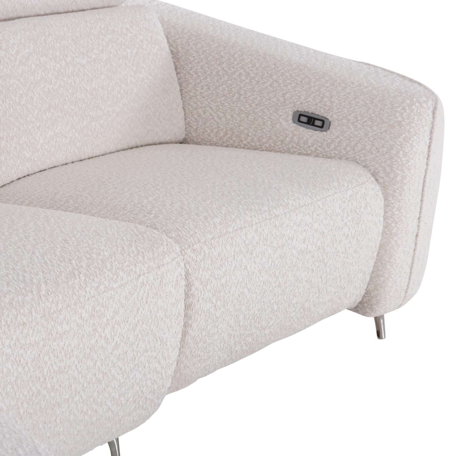 ΚΑΝΑΠΕΣ ΑΡΙΣΤΕΡΗ ΓΩΝΙΑ 3Θ ΜΕ RECLINE VALENTE ΜΠΕΖ ΥΦΑΣΜΑ 275x160x104Yεκ
