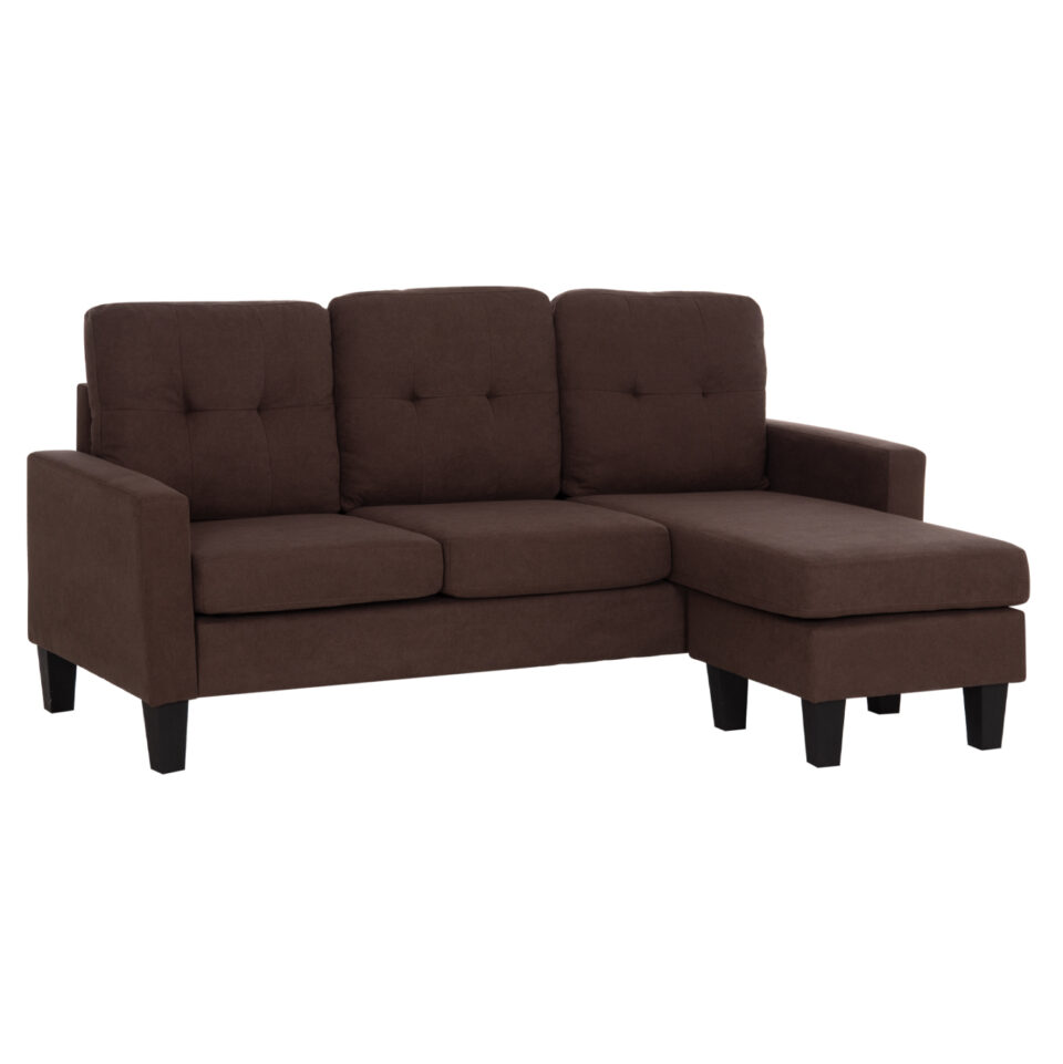 ΚΑΝΑΠΕΣ ΓΩΝΙΑ ΑΝΑΣΤΡΕΨΙΜΗ ΚΑΦΕ ΥΦΑΣΜΑ 184.5x129x86Yεκ.