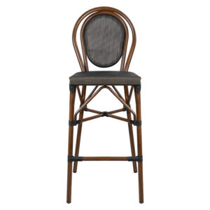 ΣΚΑΜΠΟ ΑΛΟΥΜΙΝΙΟΥ BAMBOO LOOK ΚΑΦΕ ΜΕ TEXTLINE 44x52x115Υεκ