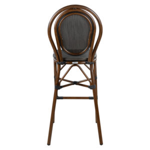ΣΚΑΜΠΟ ΑΛΟΥΜΙΝΙΟΥ BAMBOO LOOK ΚΑΦΕ ΜΕ TEXTLINE 44x52x115Υεκ