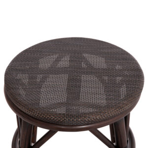 ΣΚΑΜΠΟ ΑΛΟΥΜΙΝΙΟΥ BAMBOO LOOK ΚΑΦΕ-TEXTILENE ΚΑΦΕ Φ36x46Υεκ.