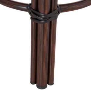 ΣΚΑΜΠΟ ΑΛΟΥΜΙΝΙΟΥ BAMBOO LOOK ΚΑΦΕ-TEXTILENE ΚΑΦΕ Φ36x46Υεκ.