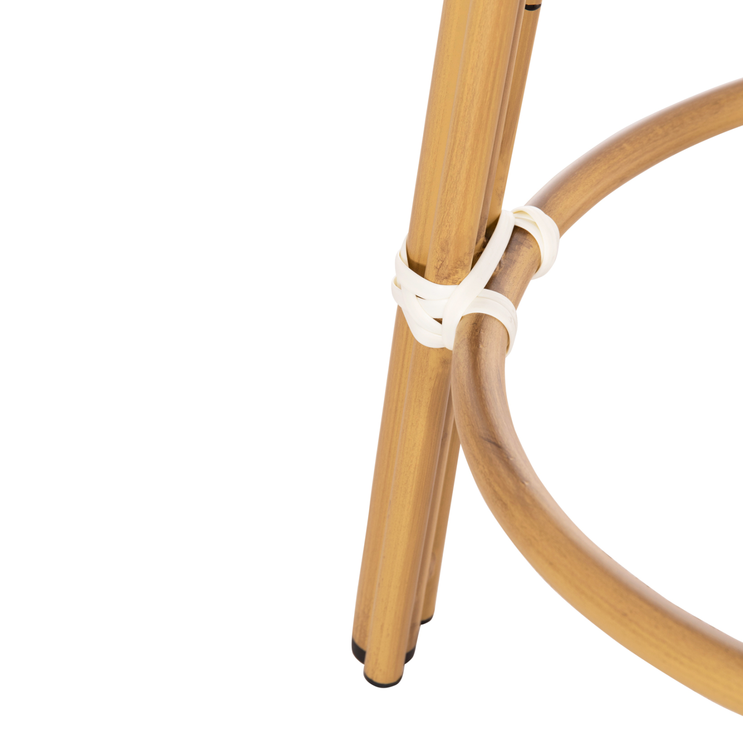ΣΚΑΜΠΟ ΑΛΟΥΜΙΝΙΟΥ ΜΕΣ.ΥΨΟΥΣ BAMBOO LOOK ΦΥΣΙΚΟ & TEXTILENE 43x43x65Υεκ