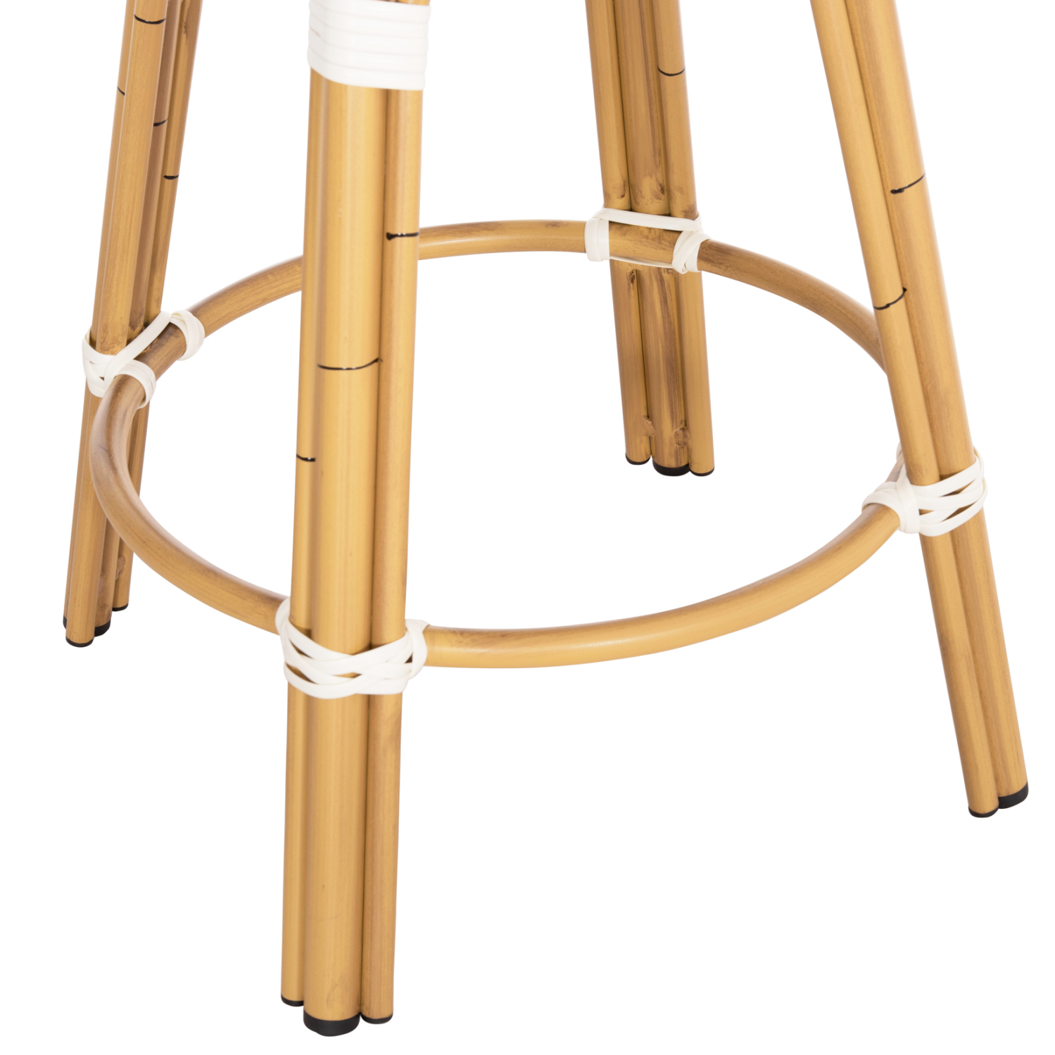 ΣΚΑΜΠΟ ΑΛΟΥΜΙΝΙΟΥ ΜΕΣ.ΥΨΟΥΣ BAMBOO LOOK ΦΥΣΙΚΟ & TEXTILENE 43x43x65Υεκ