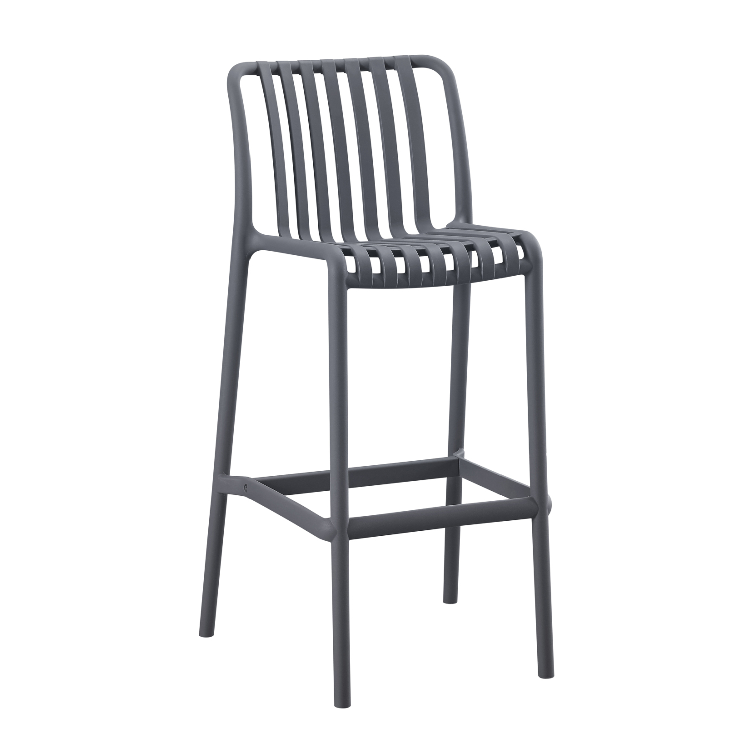 ΣΚΑΜΠΟ BAR ΠΟΛΥΠΡΟΠΥΛΕΝΙΟΥ ΓΚΡΙ 38,5x49,5x102Υεκ.