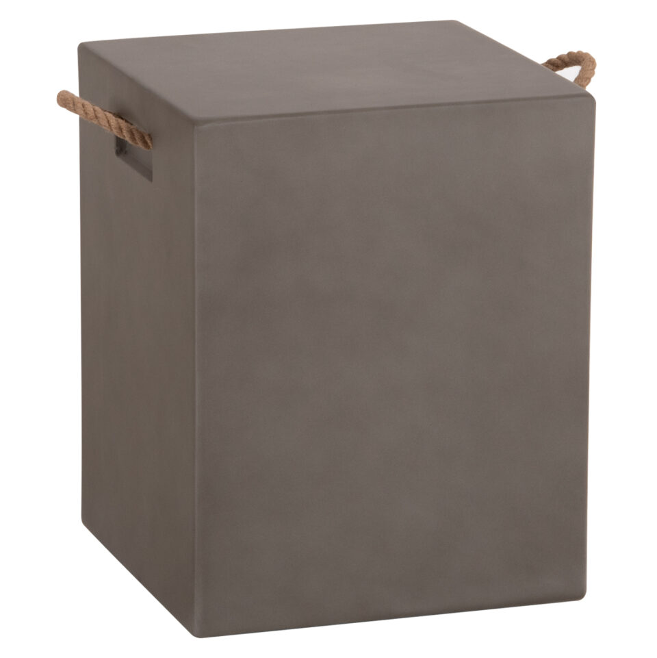 ΣΚΑΜΠΟ ΤΕΤΡΑΓΩΝΟ ΜΕ ΧΕΡΟΥΛΙΑ FIBER CEMENT ΣΕ ΓΚΡΙ 36x36x45.5Υεκ