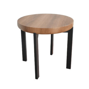 BOBBA SIDE TABLE SONOMA ΜΑΥΡΟ 60x60x55cm